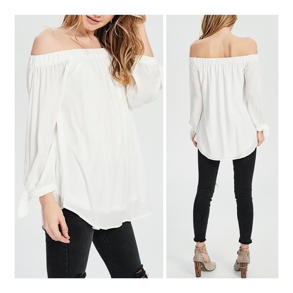 Wishlist apparel Elastic Neckline Top - Mulberry - Picture 13 of 14